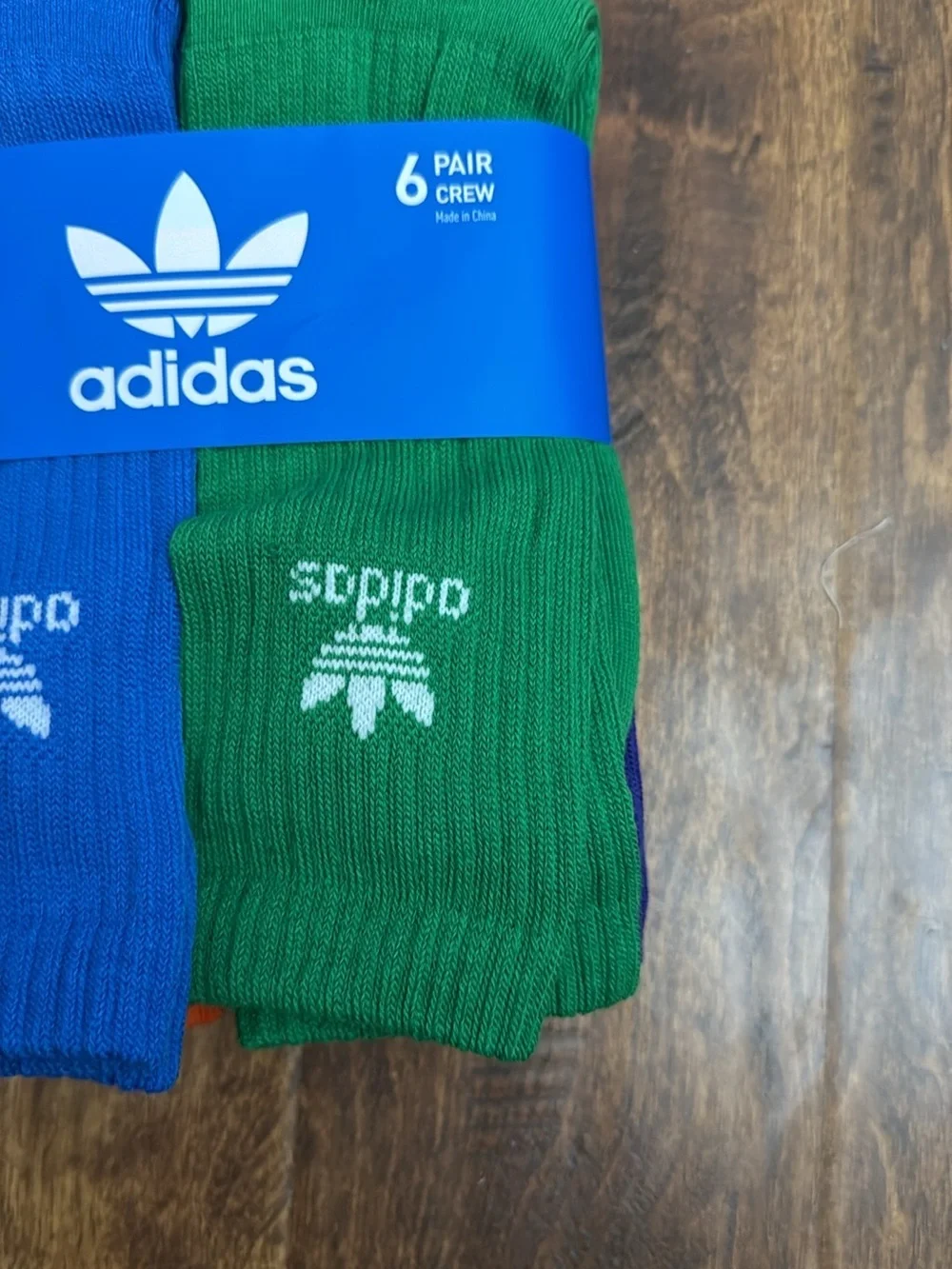 adidas Men’s Crew Socks Pack — Multicolor Size L